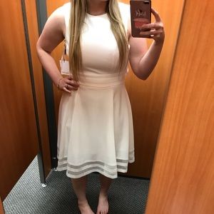 White Calvin Klein Dress Size 8